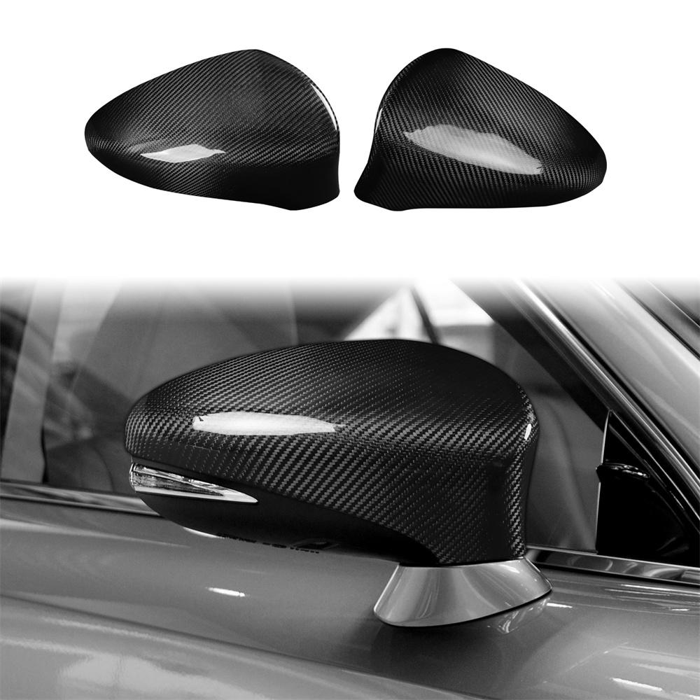 CARBON FIBER SIDE MIRROR COVER CAPS FIT FOR LEXUS IS200t IS250 IS350 LHD only