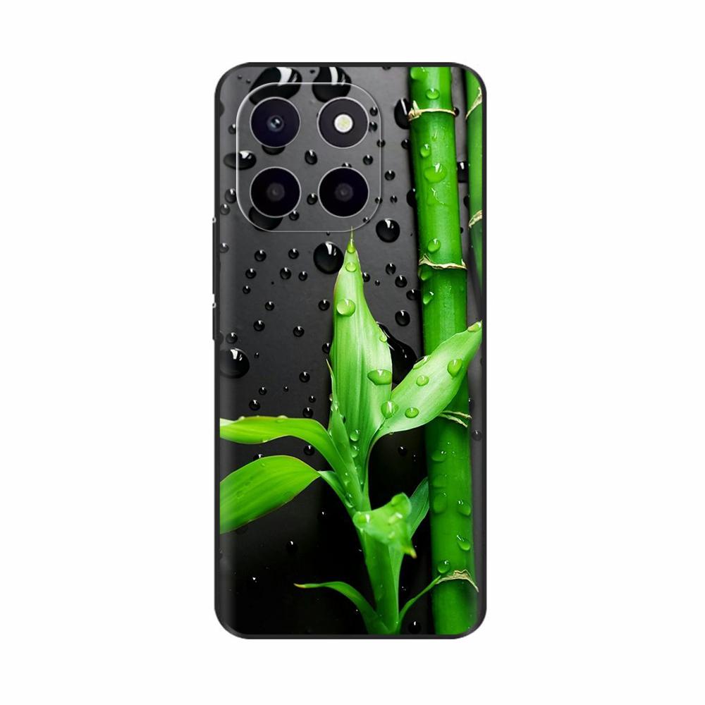 Pro Honor X6c Pouzdro Roztomilé TPU Silikonové Pouzdra na Telefon Pro Honor X6c Zadní Kryt HonorX6c X 6C Tištěná Květina Měkký Silikon Coque Fundas