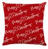Christmas linen pillow cover sofa living room holiday decoration printed nap pillow