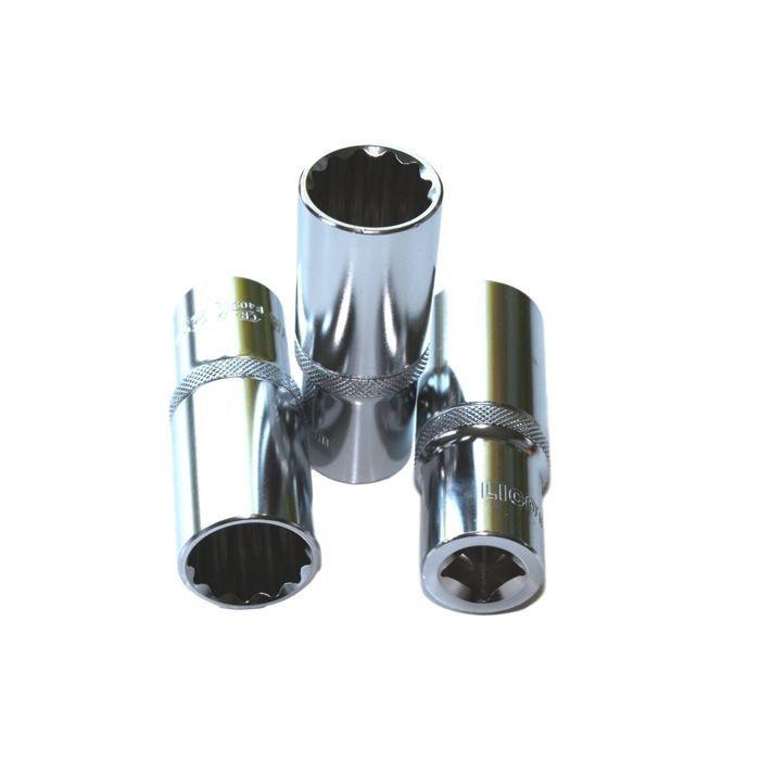 Douille Longue 1/2 Pouce, 32mm, Acier Chrome Vanadium, 12 Pans