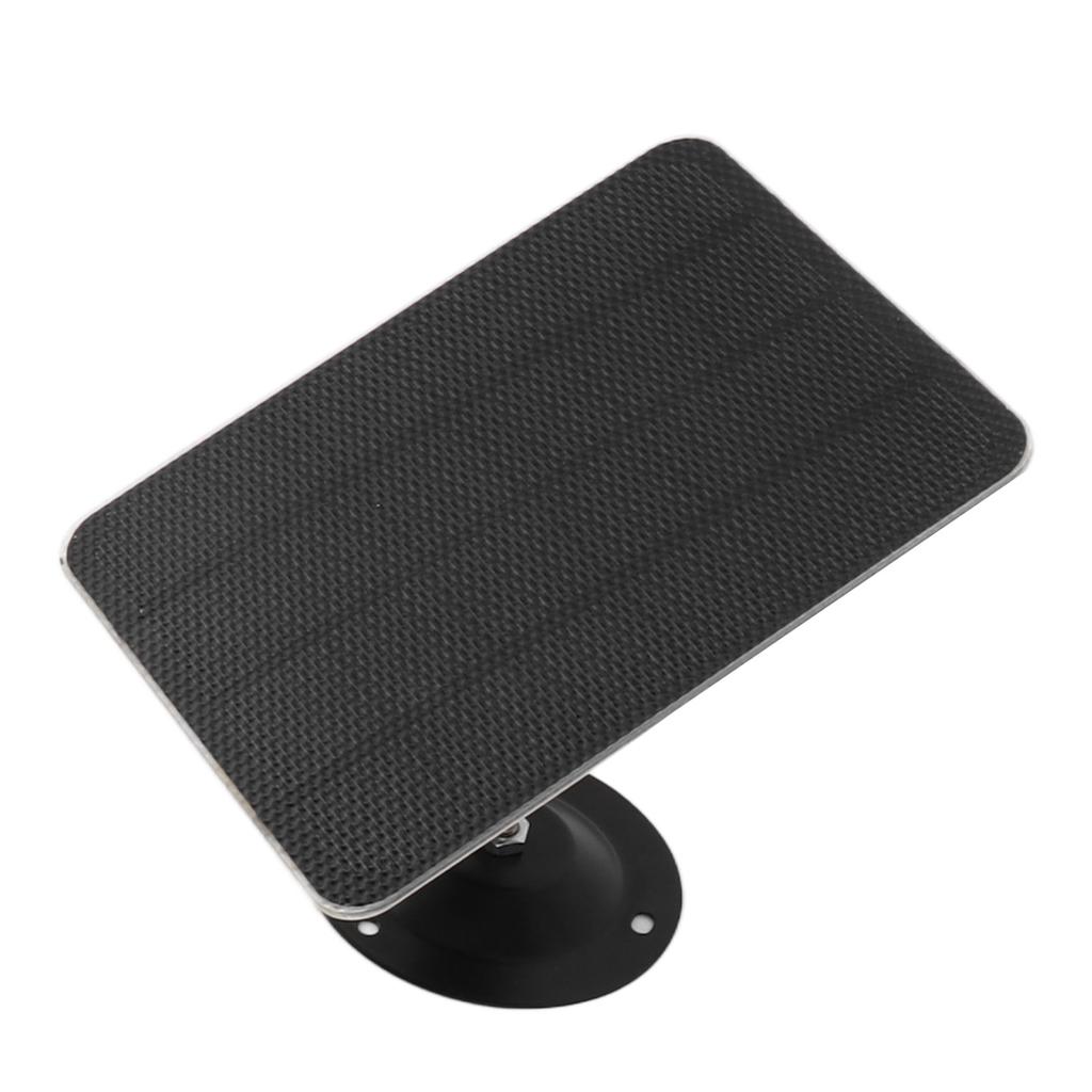 5W Solarpanel Solarzelle Wandmontage mit Halterung 3m Handy-Ladekabel Solarenergie-System für