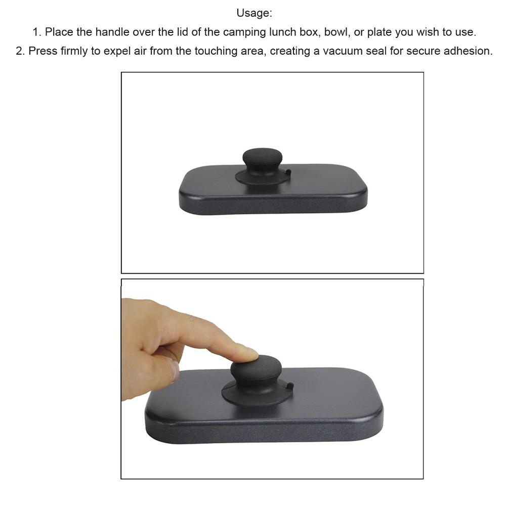 Non Slip Pot Cover Knob Easy Grip Suction Cup Knob Durable Lid Knob  Camping