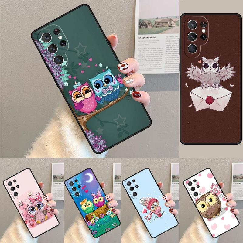 Harris Cute Owl Silicone Phone Case For Samsung Galaxy Note 10 Pro S26 S25 S24 S23 S22 S21 Plus S25Ultra Capa Cover