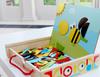 Hape Magnetic Art 30 x 23 x 6 for ages 3 and Wooden Pretend Play E1631 Set, cm, up, Toy,