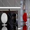 Egg-shaped Trash Can, High-end Storage Bucket for Home Living Room, Luxury High-end Home Decoration Item