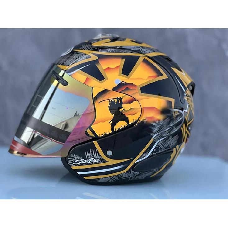 Summer Season Women and Men Helmet Half Helmet Motorcycle Capacete Safety Helmet Golden Bodyguard Helmet Casque ECE Approved