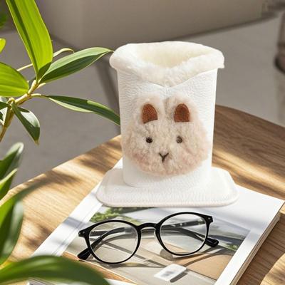 Lined Eyeglasses Holder Glasses Case Bedroom Desk Living Room Office Organizer Adorable Gift