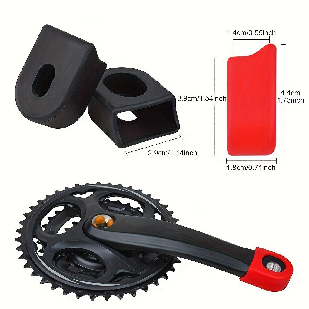 1 Pair Bicycle Crank Arm Protector Cover Mountain Road Bike Universal Crankset Protective Caps MTB Cycling Accessories