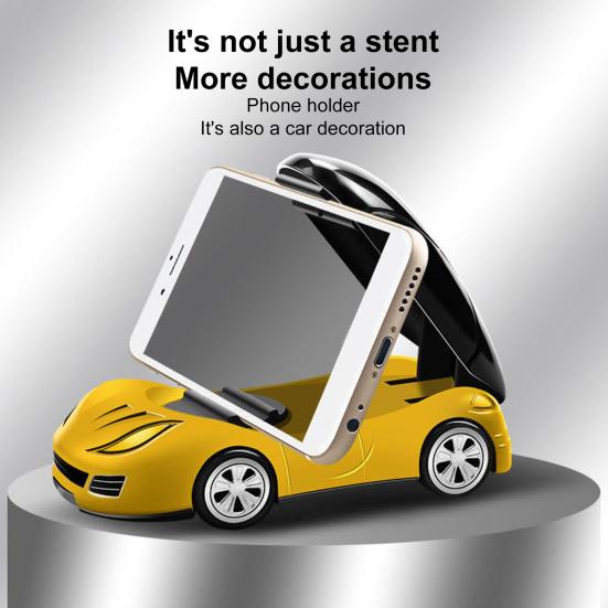 Mobile Phone Holder 360 Degree Rotating Vehicle Shape Stable Clip Car Model Mobile Phone Support Holder for Driver