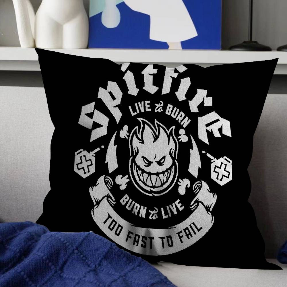 SSpitfire WWheels Pillow Gifts Home Office Furnishings Bedroom Sofa Car Cushion Cover Case Xcm
