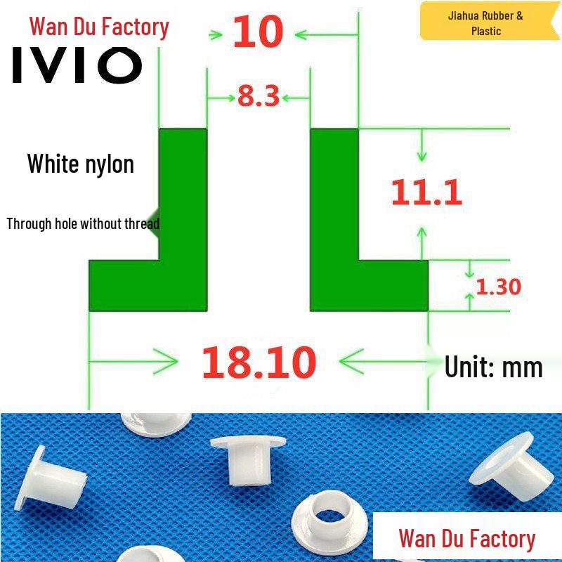 T-Shaped Nylon Insulating Bushing Spacer for M3-M35 Threads