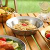 4PCS/SET Straw Hat Design Camping Tableware Set Korean Style Food Serving Tray  Easy To Clean