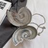 Commute Conch Bag PVC Crossbody Bag Trendy Shell Shoulder Bag  Party