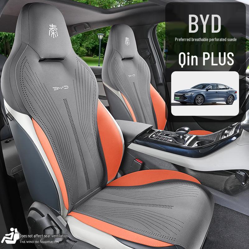 Four-Season Semi-Wrapped Car Seat Cushion for BYD Qin PLUS