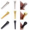 6pcs Guitar Bridge Pins 6 String Pegs Pins Metal Brass Endpin Guitar Fixed String Nail for Acoustic Guitar