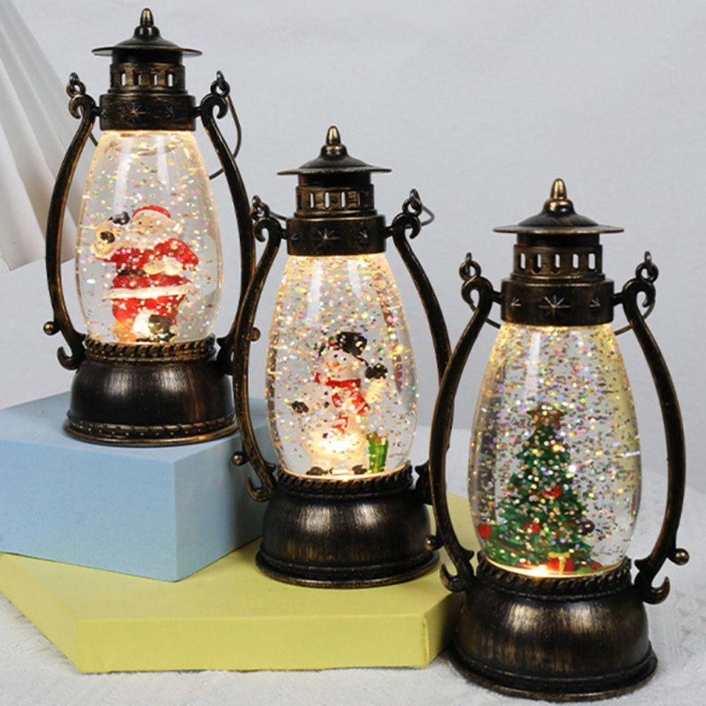 Illuminated Christmas Wind Lamp Christmas Tree Christmas Decorative Lantern Small Pendant