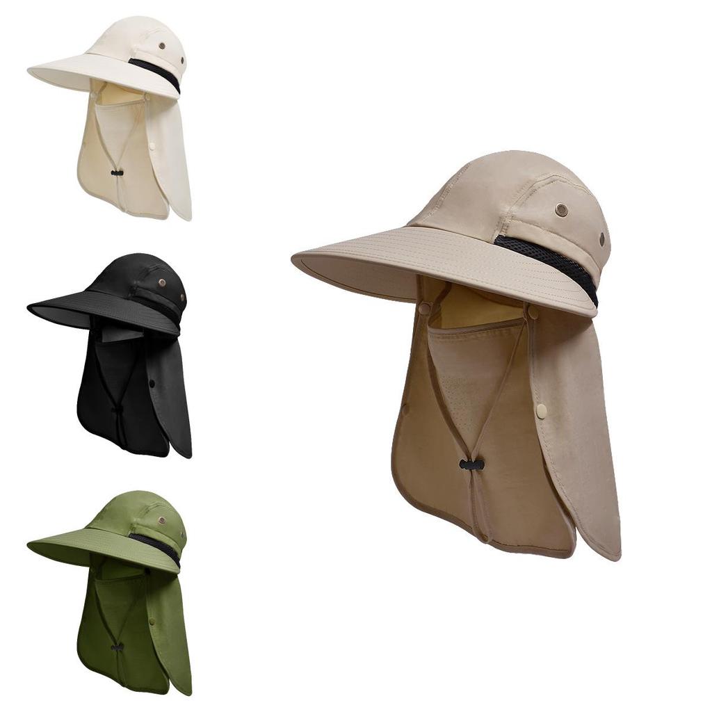 Fisherman Hat Summer Sun Protection Wide Brim Cap For Outdoor Hiking And Beach