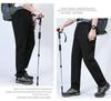 Men's Fleece-Lined Softshell Hiking Pants - Windproof, Warm, and Wear-Resistant for Outdoor Use