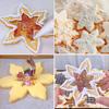 10pcs Stainless Steel Snowflake Cookie Cutters, Christmas Baking Molds for Sugar Cookies, Kitchen Tools for Holiday Baking