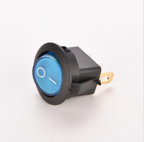 12V 16A Car Boat Rocker Switch ON/OFF SPST LED Lamp Dash Light Dot Round Rocker Spst Toggle 4 Colors
