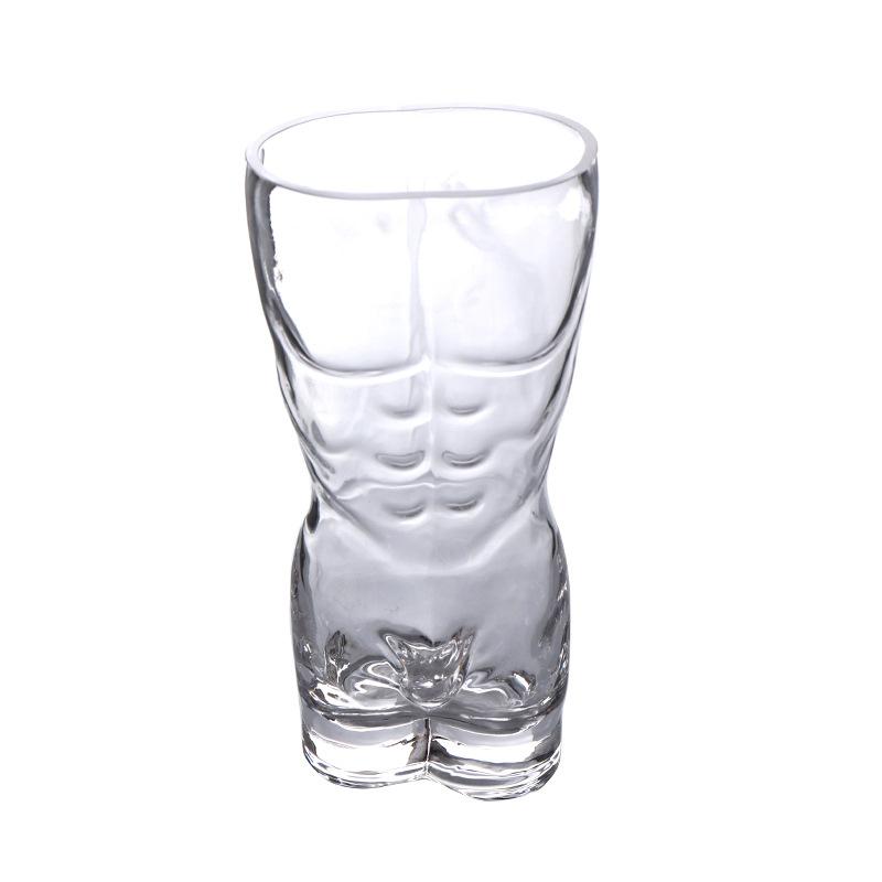 Beer glass, high-value wine glass, bar, large-capacity, thickened bottom, transparent