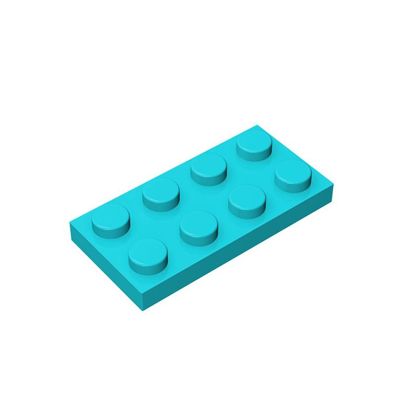 Rainbow Pig MOC Particles 3020 Plate 2 x 4 For Building Blocks Parts DIY Compatible Assembles Educational Tech Parts Toys