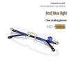 Frameless Anti-Blue Light Ultra-Light Reading Glasses for Men
