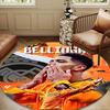 Jude Football Player Round Mat Home Decor, Chair Rug For livingroom,Bedroom, Doormat Home Decor Birthday Gift Christmas Gifts