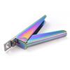 Stainless Steel Colorful Nail Clipper Scissors U-Shaped Manicure Nail Molding Tool Adjustable Angle To Trim Nail Shape False Acr
