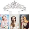 Rhinestones Tiaras For Women Beautiful Crowns With Comb Hair Accessories For Bridal Showers And Elegant Occasion