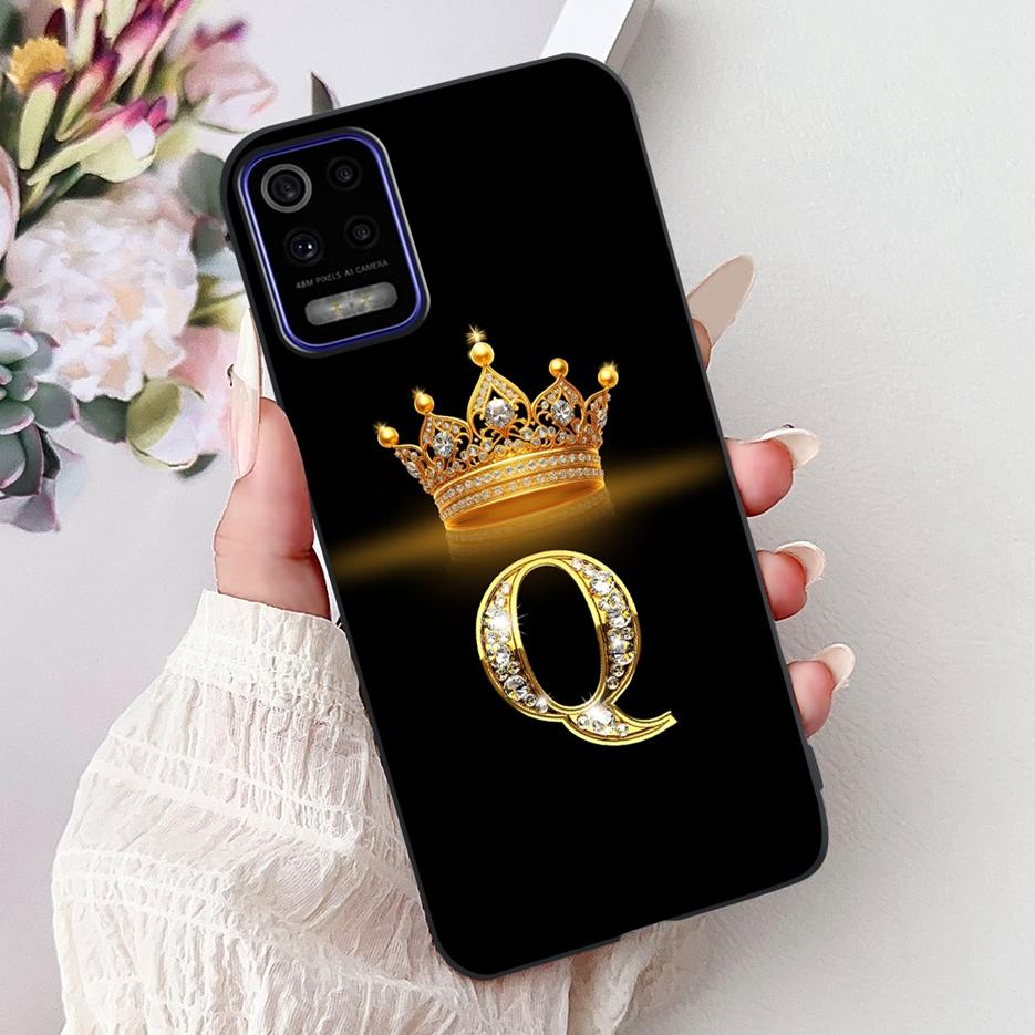 Pro pouzdro LG K52 2020 LM-K520 Nové Módní Korunní Písmena Kryt Měkký Silikonový Kryt na Telefon Pro LG K62 LM-K525 K 52 LGK52 LGK62 Fundas