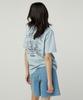MAGOODGAN Swagber 3586 Slub Surfer Semi-Overfit Sky Blue Short Sleeve Tee