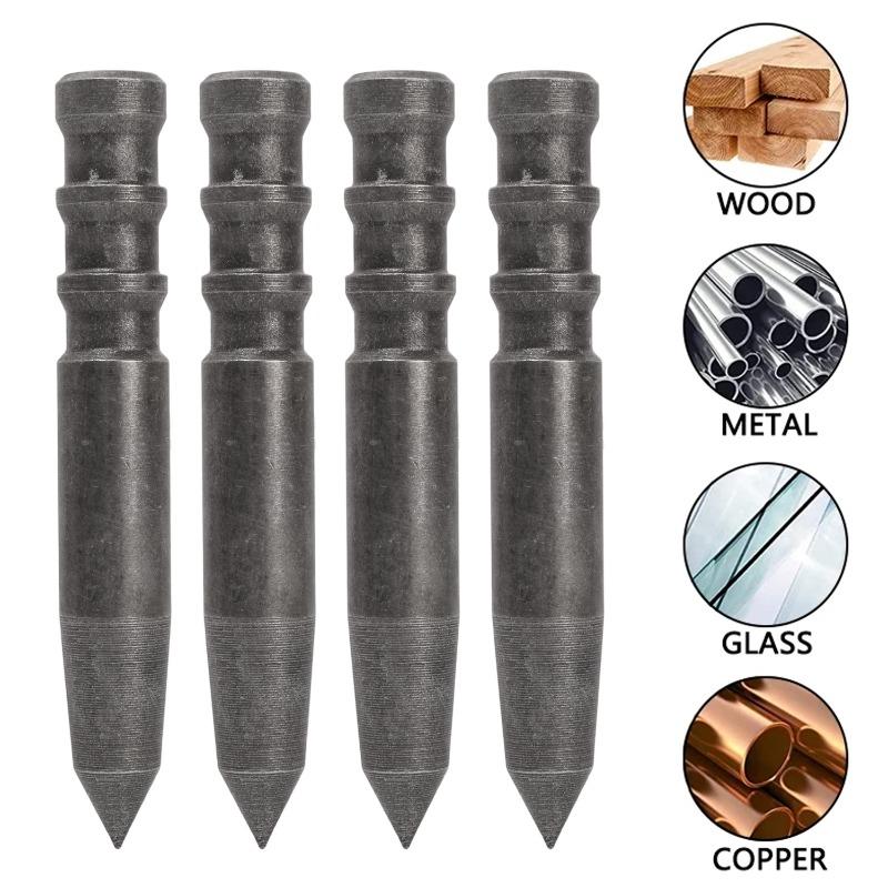 Carbon Steel Auto Center Puncher Hole Marker Punch Locator for Wood Metal Steel Spring Load Drill Locators Automatic Hand Tools