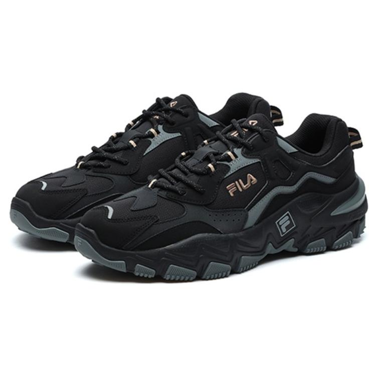 New FILA 2 Running Sneakers 'Black Grey' F12M216132FBM