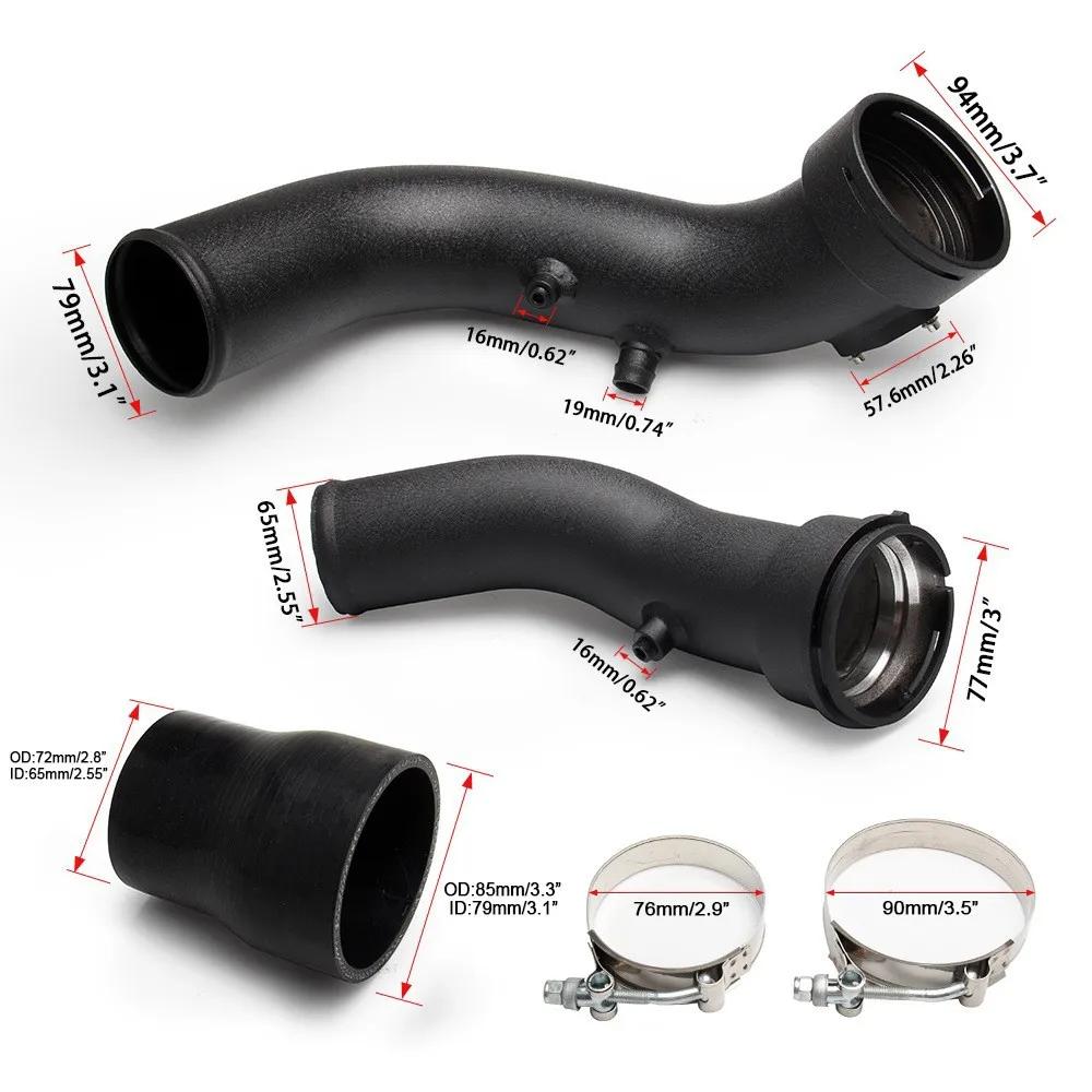 For BMW 2010-2016 F20 F30 135i M135i M235i 335i N55 3.0L Intake Turbo Charge Pipe Kit