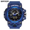 Sanda Youth Fashion Luminous Waterproof Shockproof Alarm Men's Watch