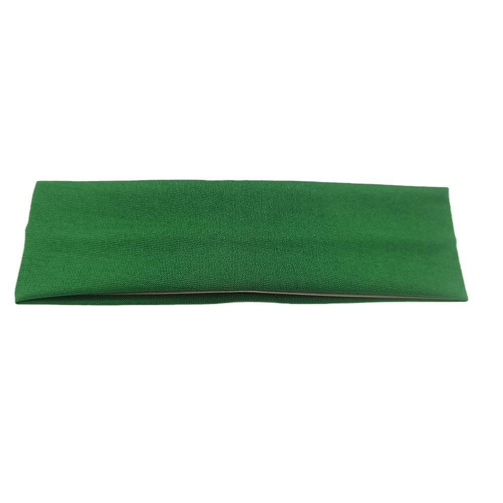 Popular Solid Color High-Elastic Sports Headband for Yoga, Fitness, Running, and Sweat Absorption