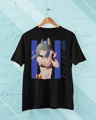 Ecchi Anime Girl 73 Kancolle Collection Classic Anime Cool Unisex T-Shirt