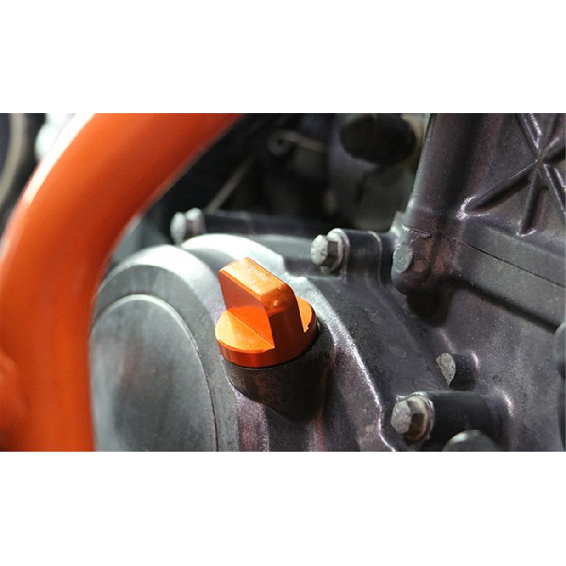 New Orange Motorcycle Engine Magnetic Oil Drain Plug CNC Aluminum for DUKE 390 2013-2018, DUKE 125/200, Duke 250 2017 2018