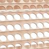 Craft Paint Bottles Organizer Rack Wooden Lightweight Space Saving for Artists Hobbyists with 60