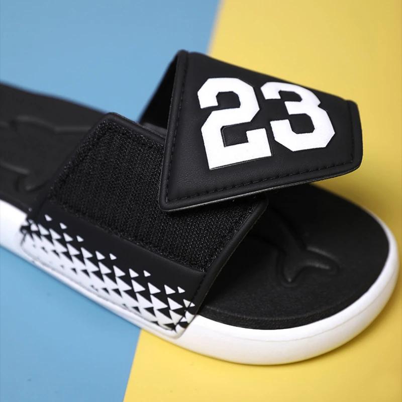 Summer New Men's Slippers EVA Soft-Soled Men Beach Sandals Outdoor Non-Slip Flip-Flops Brand Men Sports Slippers Big Size 39-46