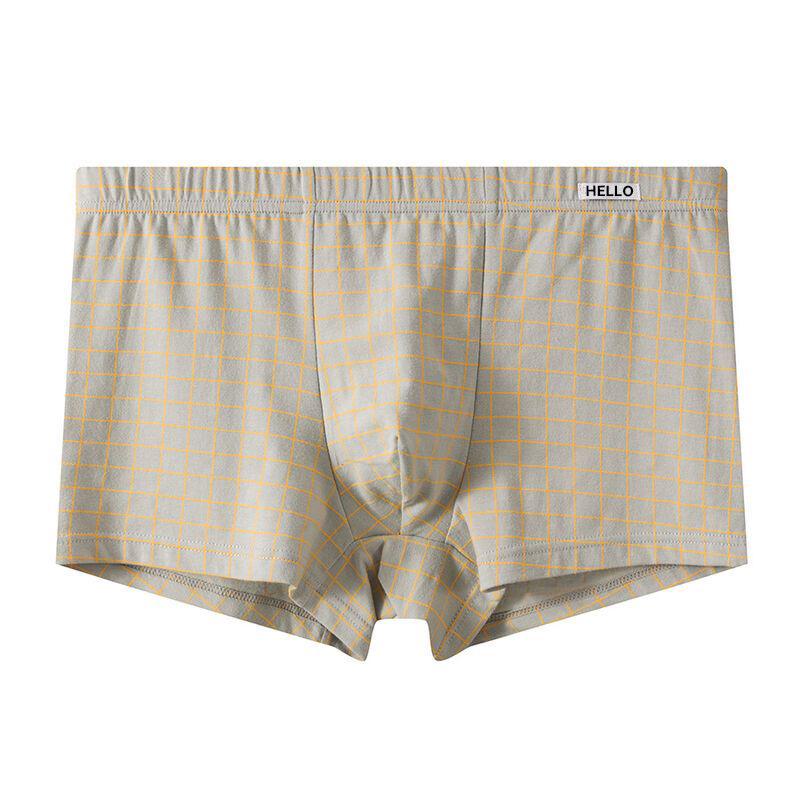 

Contrast Color Men s Summer Boxer Briefs - Comfortable & Breathable Youth Shorts, Large Size. 4XL (80-90 kg)