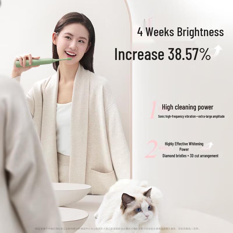 Soocas D3S Cat Paw Sonic Electric Toothbrush Gift Set CN Plug (adapter Included)