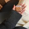 Transparent Rice Brown Leopard Print Polka Dot for AirPods1 Protective Cover Apple 1/1 Generation AirPods Pro1 Earphone Cover