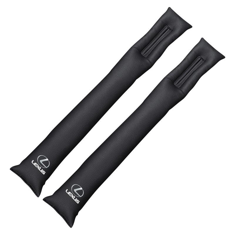

2Pcs Leather Car Seat Gap Filler Side Seam Plug Strip Accessories for Lexus 250 300 RX 300 350 US 200 GX 400 460 LX GS450H GS350 чёрный
