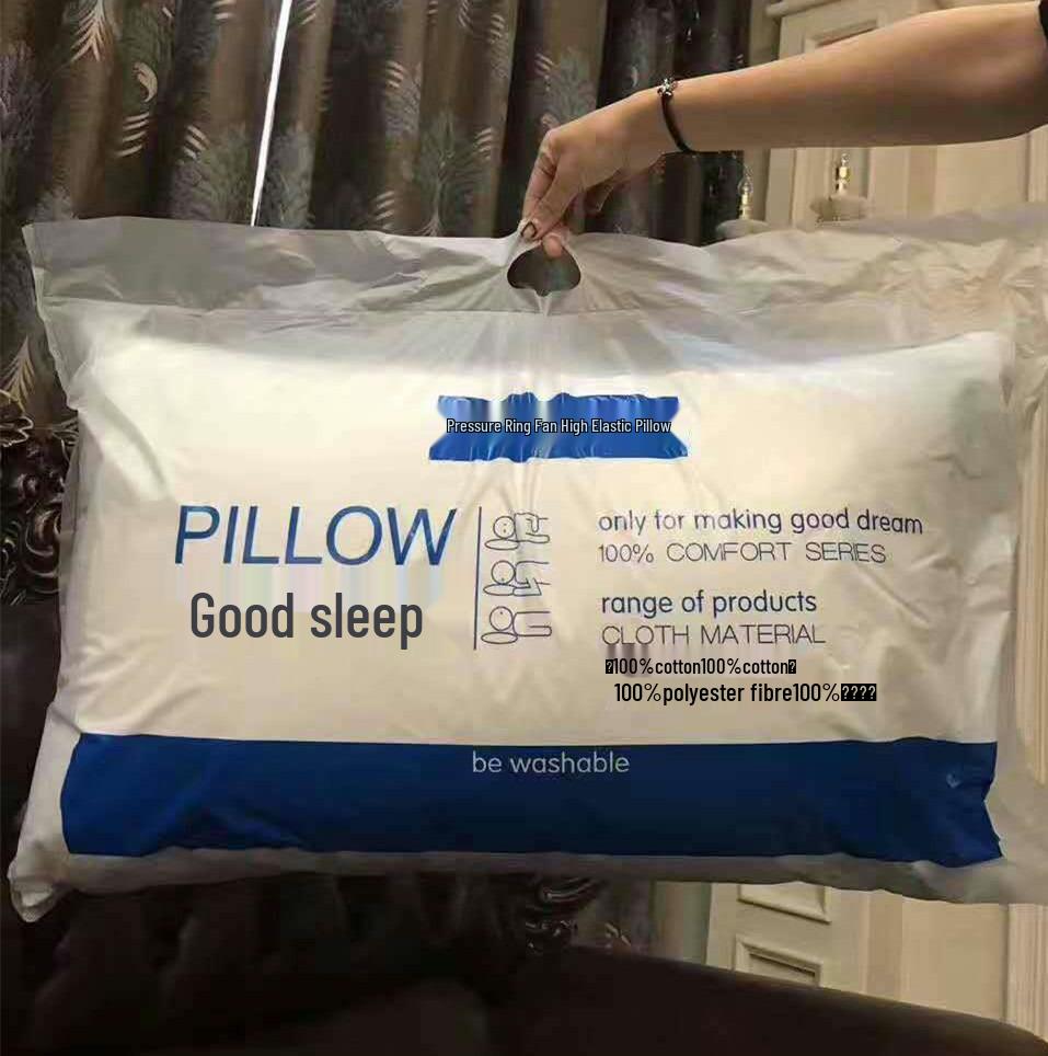 

Hotel Pillow Core - High Loft, Supportive Neck Protection for Adults, Ideal for Homestay or Dorm Use 40x66cm/450g No Cotton-Weave Cord