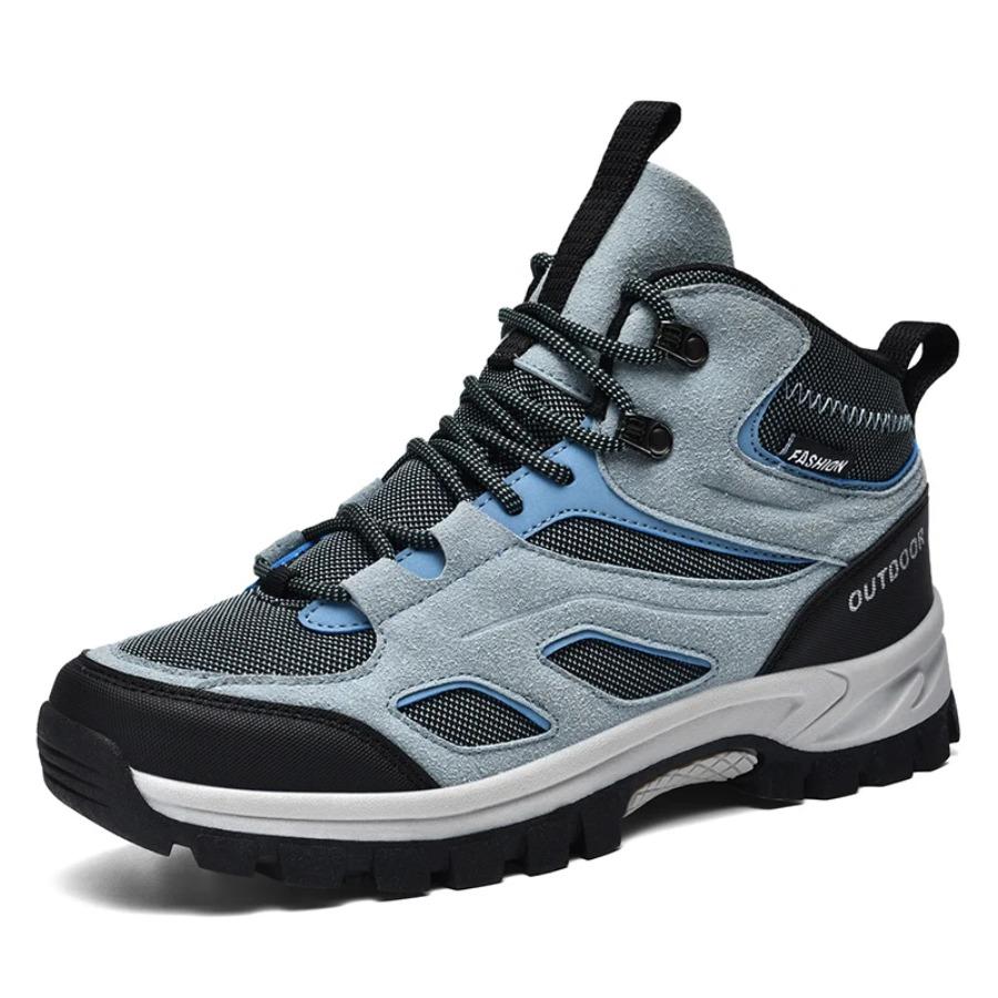 Men's hiking shoes Outdoor plus size anti-slip and wear-resistant hiking shoes Fashion casual sports shoes high-top men's shoes