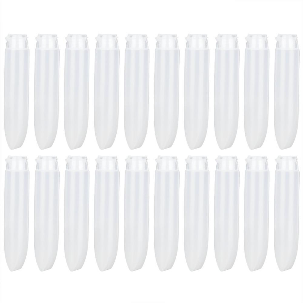 20Pcs Soft Tube Cosmetic Squeeze Bottles Refillable Shampoo Bottles For Facial Cleanser