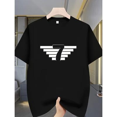 European Sizes Men'S Casual T-Shirt - Lightweight And Breathable for Summer Fitness, Outdoor Sports, And Beach Wear