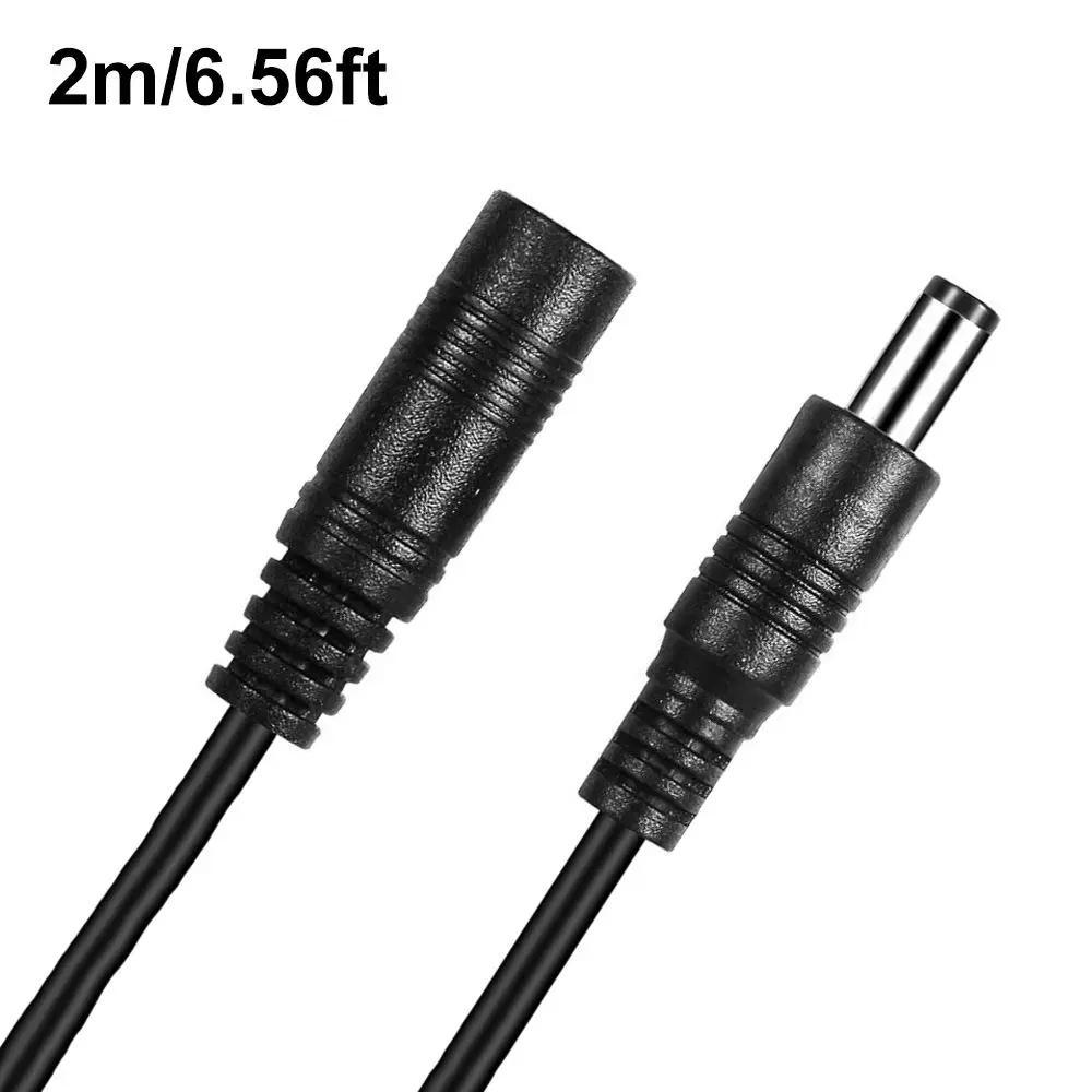 12V DC Power Cord 5.5*2.1mm Female Power Plug Extension Cable 0.5m-5m Long Power Adapter For CCTV Camera Home Appliance Parts